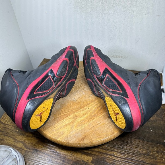 Jordan Melo Black Varsity Red Taxi Basketball Shoes 317154-071 Mens Size 12 main image 6